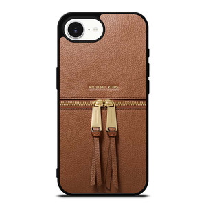 MICHAEL KORS MK LOGO BACKPACK BAG BROWN iPhone 16e Case Cover