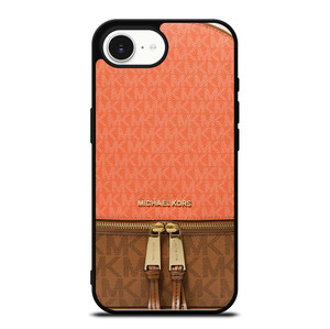 MICHAEL KORS MK LOGO BACKPACK ORANGE BAG iPhone 16e Case Cover