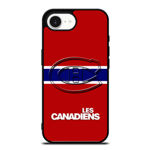 MONTREAL LES CANADIENS STRIPED LOGO iPhone 16e Case Cover