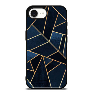 NAVY STONE CERAMIC ABSTRACT iPhone 16e Case Cover