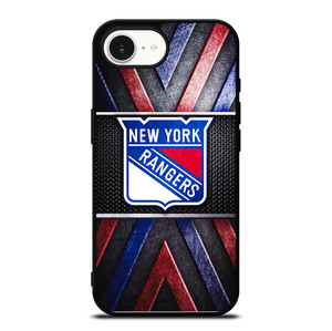 NEW YORK RANGERS NHL METAL LOGO iPhone 16e Case Cover