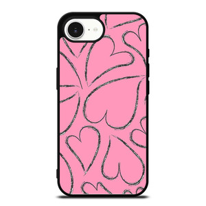 PINK LOVE BRUSHES PATTERN iPhone 16e Case Cover