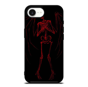 RED SKELETON HEARTBREAKING iPhone 16e Case Cover
