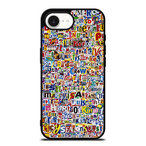 RETRO ALPHABET COLLAGE iPhone 16e Case Cover