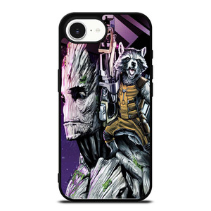 ROCKET RACCOON AND GROOT MARVEL iPhone 16e Case Cover ROCKET RACCOON AND GROOT MARVEL iPhone 16e Case Cover