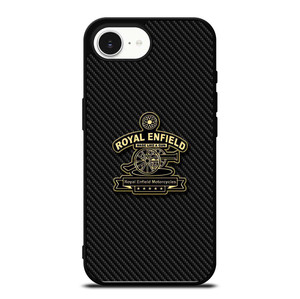 ROYAL ENFIELD VINTAGE LOGO CARBON iPhone 16e Case Cover