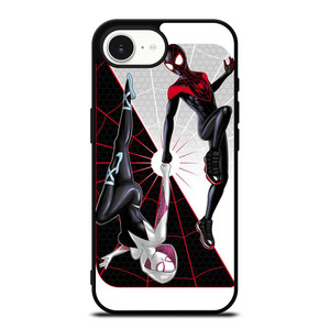 SPIDERMAN MILES MORALES SPIDER GWEN VERSE iPhone 16e Case Cover