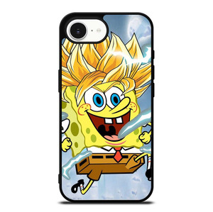 SPONGEBOB DRAGON BALL SAIYAN iPhone 16e Case Cover