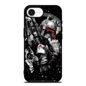 STAR WARS BOBA FETT ART iPhone 16e Case Cover STAR WARS BOBA FETT ART iPhone 16e Case Cover