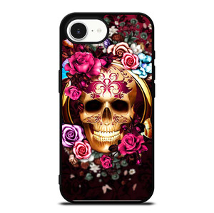 SUGAR SKULL FLOWER 2 iPhone 16e Case Cover