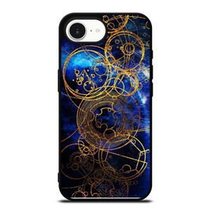 TIME LORD WRITING GOLD BLUE iPhone 16e Case Cover