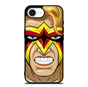 ULTIMATE WARRIOR WWE FACE CARTOON iPhone 16e Case Cover ULTIMATE WARRIOR WWE FACE CARTOON iPhone 16e Case Cover