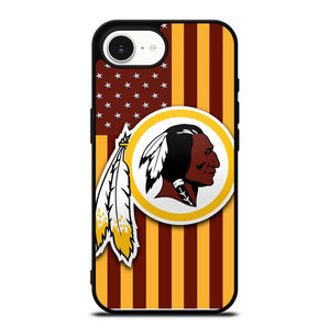 WASHINGTON REDSKINS LOGO USA FLAG iPhone 16e Case Cover