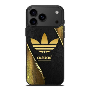 ADIDAS GOLD LOGO iPhone 17 Pro Max Case Cover