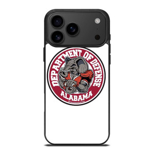 ALABAMA CRIMSON TIDE BAMA LOGO DEFENCE DEPARTMENT iPhone 17 Pro Max Case Cover
