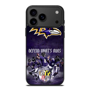 BALTIMORE RAVENS FOOTBALL TEAM iPhone 17 Pro Max Case Cover