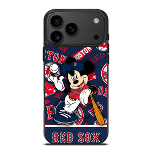 BOSTON RED SOX MICKEY MOUSE iPhone 17 Pro Max Case Cover