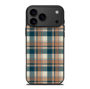 CHECK CLASSIC DARK PLAID FABRIC TEXTURES iPhone 17 Pro Max Case Cover