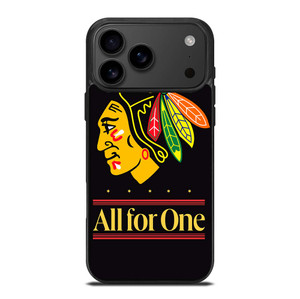 CHICAGO BLACKHAWKS ALL FOR ONE iPhone 17 Pro Max Case Cover