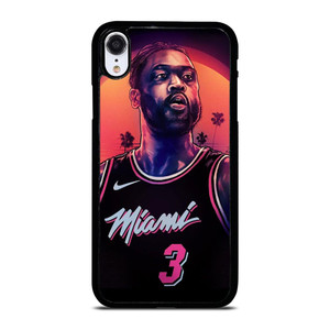 MIAMI HEAT DWYANE WADE 3 NBA iPhone XR Case Cover