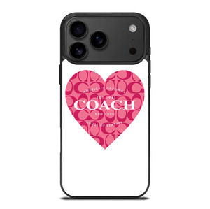 COACH NEW YORK PINK HEART iPhone 17 Pro Max Case Cover