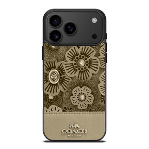 COACH NEW YORK TEA ROSE 2 iPhone 17 Pro Max Case Cover