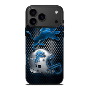 DETROIT LIONS LOGO HELMET iPhone 17 Pro Max Case Cover