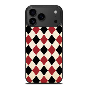 DIAMOND RED BACK PATTERN iPhone 17 Pro Max Case Cover