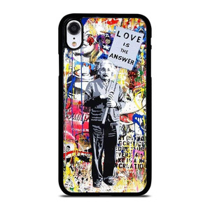 BANKSY EINSTEIN GRAFFITI iPhone XR Case Cover