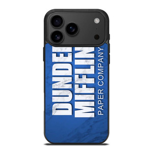 DUNDER MIFFLIN LOGO MARBLE iPhone 17 Pro Max Case Cover