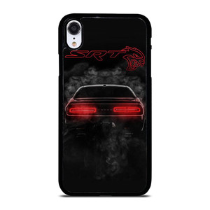 CHALLENGER HELLCAT BLACK DODGE SRT iPhone XR Case Cover CHALLENGER HELLCAT BLACK DODGE SRT iPhone XR Case Cover