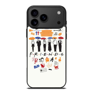 FRIENDS TV SHOW CLIP ART iPhone 17 Pro Max Case Cover