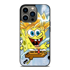 SPONGEBOB DRAGON BALL SAIYAN iPhone 13 Pro Case Cover SPONGEBOB DRAGON BALL SAIYAN iPhone 13 Pro Case Cover