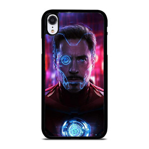 IRON MAN AVENGERS TONY STARK FACE iPhone XR Case Cover