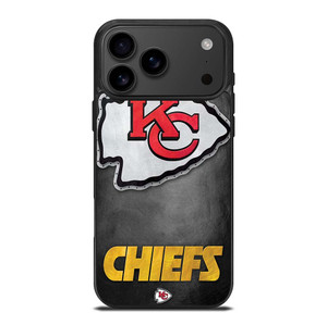 KANSAS CITY CHIEFS METAL LOGO iPhone 17 Pro Max Case Cover
