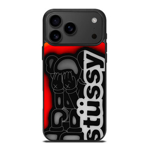 KAWS STUSSY iPhone 17 Pro Max Case Cover