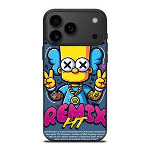 KAWS X BART SIMPSONS iPhone 17 Pro Max Case Cover