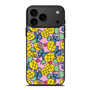 LILO AND STITCH PINEAPPLE PATTERN iPhone 17 Pro Max Case Cover