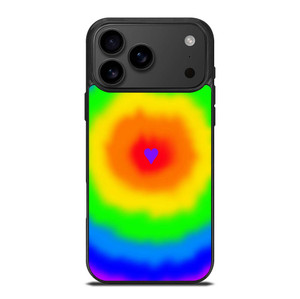 LOVE RAINBOW TIE DYE PATTERN iPhone 17 Pro Max Case Cover