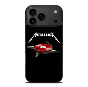 METALLICA BAND LOGO TURNTABLE iPhone 17 Pro Max Case Cover