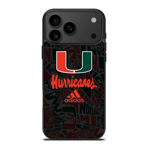 MIAMI HURRICANES UM ADIDAS iPhone 17 Pro Max Case Cover