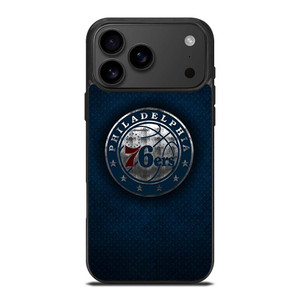 PHILADELPHIA 76ERS METAL LOGO iPhone 17 Pro Max Case Cover