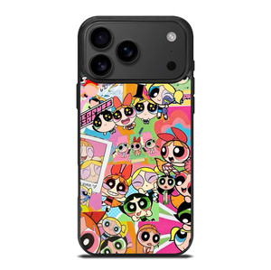 POWERPUFF GIRLS CARTOON NETWORK COLLAGE iPhone 17 Pro Max Case Cover