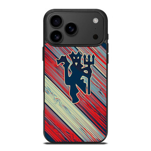 RED DEVILS MANCHESTER UNITED FC FOOTBALL CLUB LOGO iPhone 17 Pro Max Case Cover