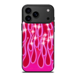 SNINY PINK FLAMES iPhone 17 Pro Max Case Cover