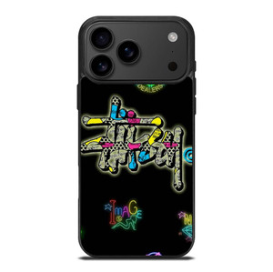 STUSSY LOGO COLOR FULL iPhone 17 Pro Max Case Cover