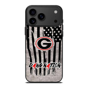 UNIVERSITY OF GEORGIA BULLDOGSWOODEN LOGO iPhone 17 Pro Max Case Cover