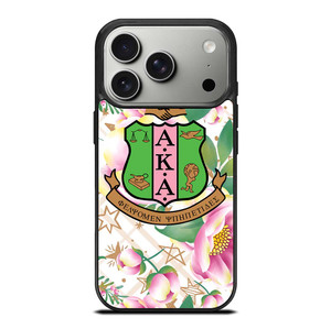 AKA PINK AND GREEN FLOWER LOGO iPhone 17 Pro Case Cover