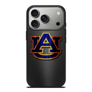 AUBURN TIGERS FOOTBALL LOGO METAL iPhone 17 Pro Case Cover