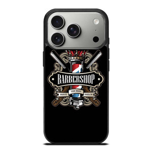 BARBERSHOP POLE HAIR CUT LOGO iPhone 17 Pro Case Cover